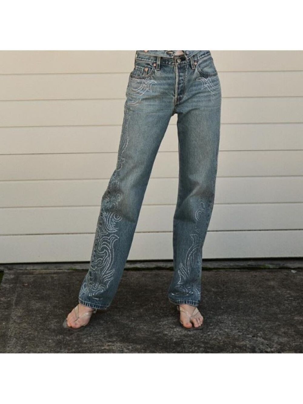 Levi's x Beyoncé 501 90s Jeans Size 27 - Picture 4 of 16